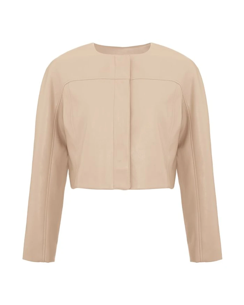 Sylvia Faux Leather Jacket