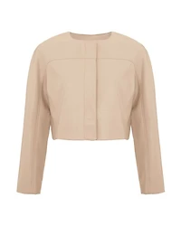 Sylvia Faux Leather Jacket