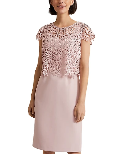 Phase Eight Daisy Lace Midi Dress