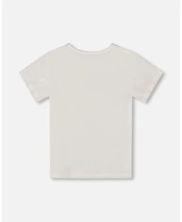 Girls' Crinkle Short Sleeve Top