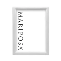 Mariposa Main Line White Frame, 5 x 7