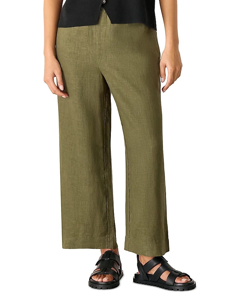 Whistles Petite Linen Pocket Trousers
