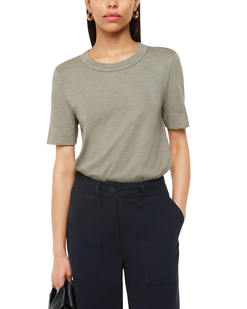 Whistles Rosa Double Trim Tee