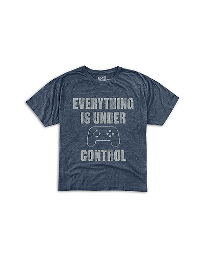 Retro Brand Boys' Everything Is Under Control Video Game Tee - Little Kid