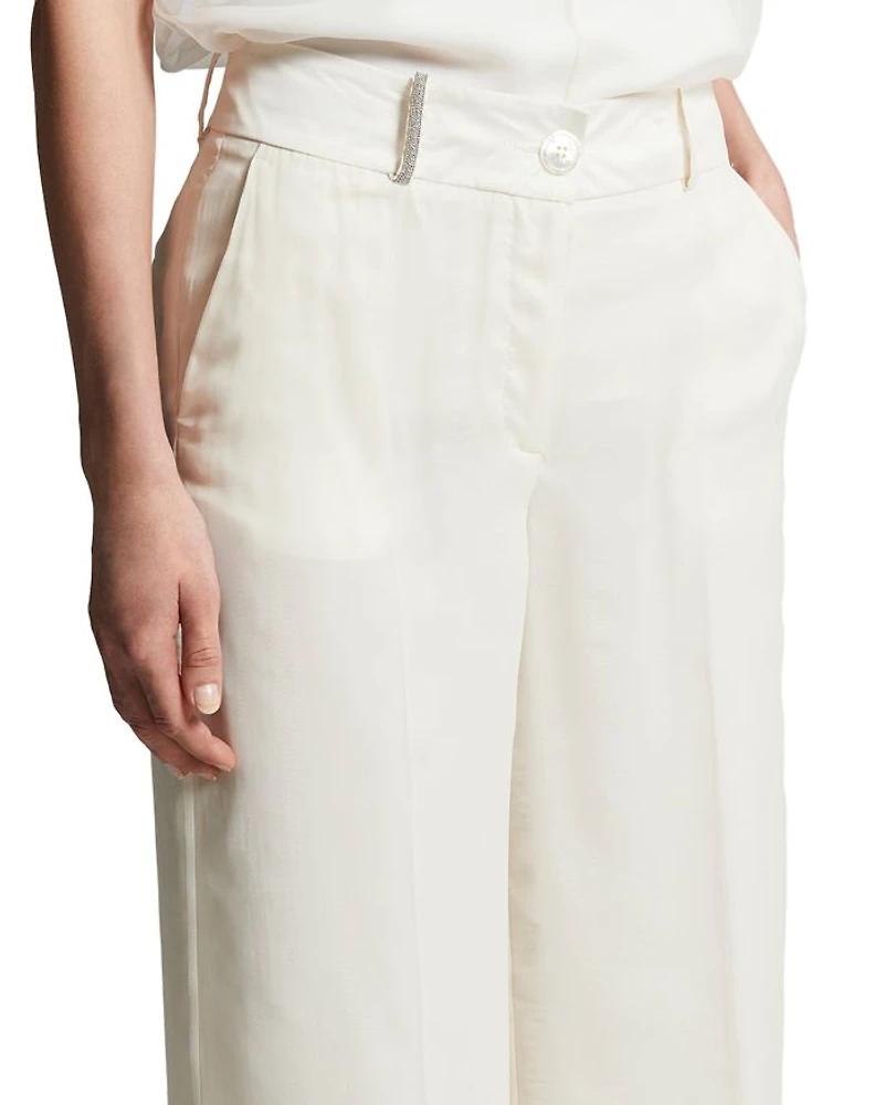 Silk-Blend Pants