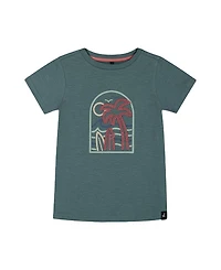 Deux par Deux Boys' Short Sleeve Organic Cotton Graphic Tee - Little Kid
