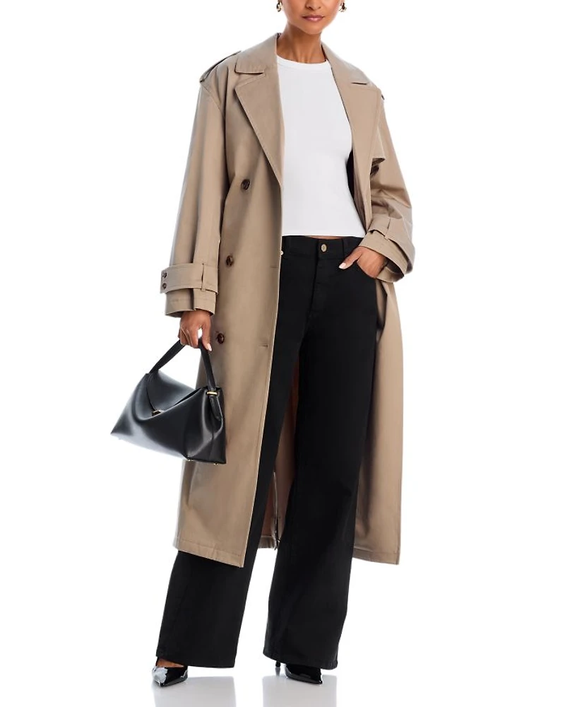 Sagit High Rise Wide Leg Jeans Black