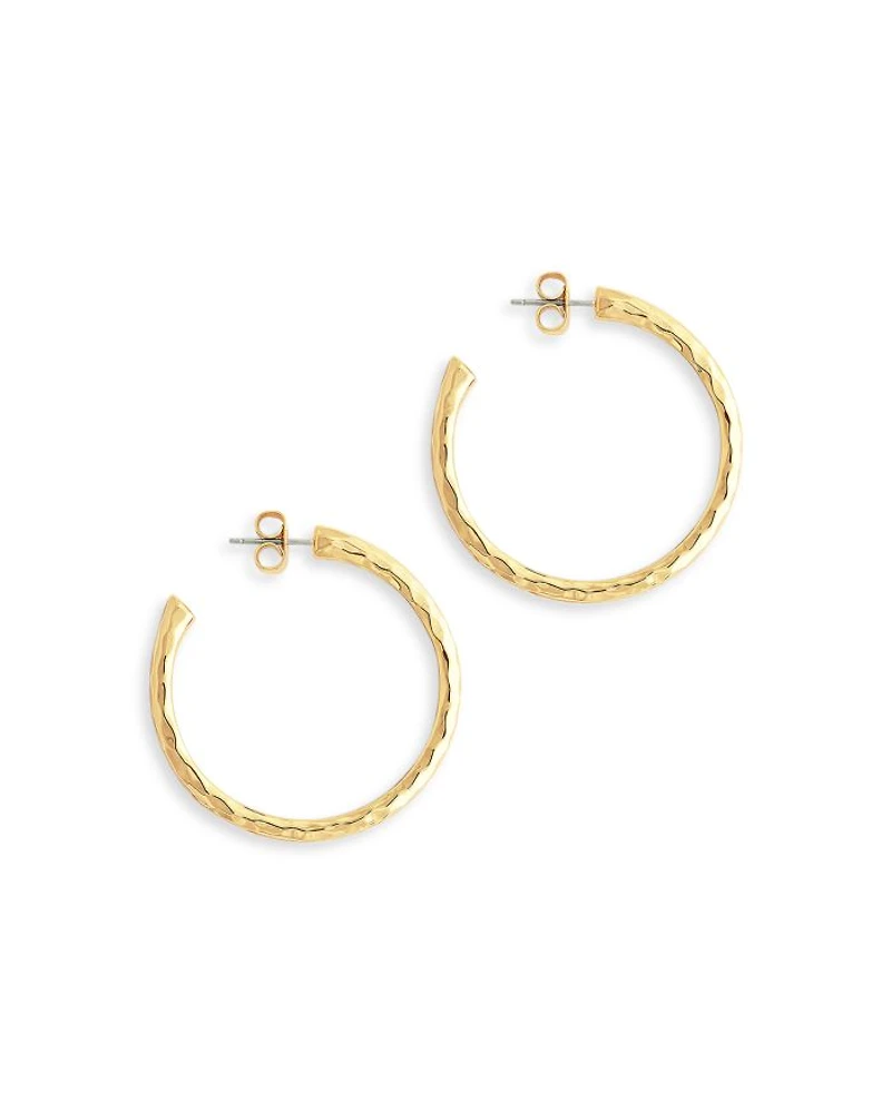 Farrier Medium Hoop Earrings