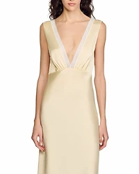 Satin Effect Maxi Dress