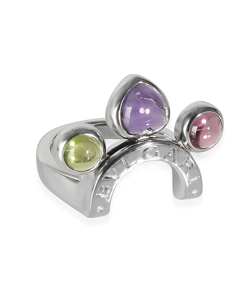 Pre-Owned Bvlgari Allegra 18k White Gold Ring