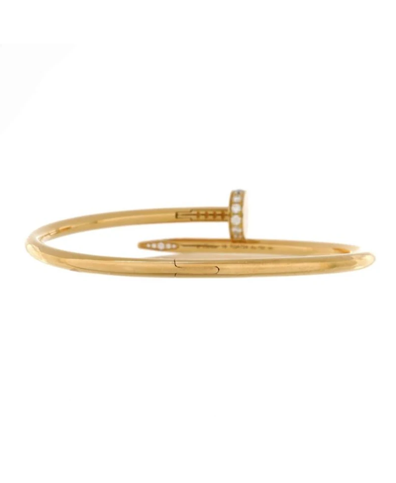 Classic Juste un Clou Bracelet 18K Gold with Diamonds