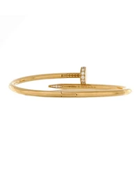 Classic Juste un Clou Bracelet 18K Gold with Diamonds