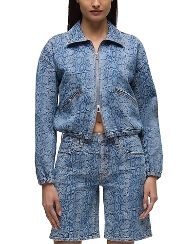 Hudson Cropped Zip Jacket