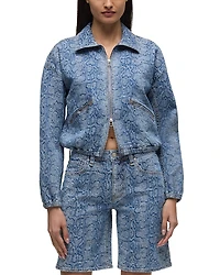 Hudson Cropped Zip Jacket