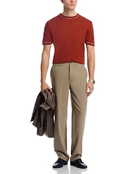Linen Blend Crewneck Sweater
