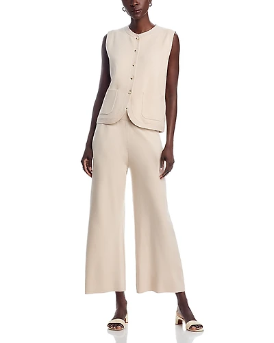 Sioni Sweater Vest & Wide Leg Pants Set