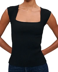 Square Neck Instasculpt™ Rib Top