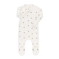 Unisex Cotton Ribbed Zipper Footie - Baby
