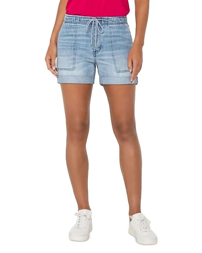 Rascal High Rise Utility Jean Shorts Boylston