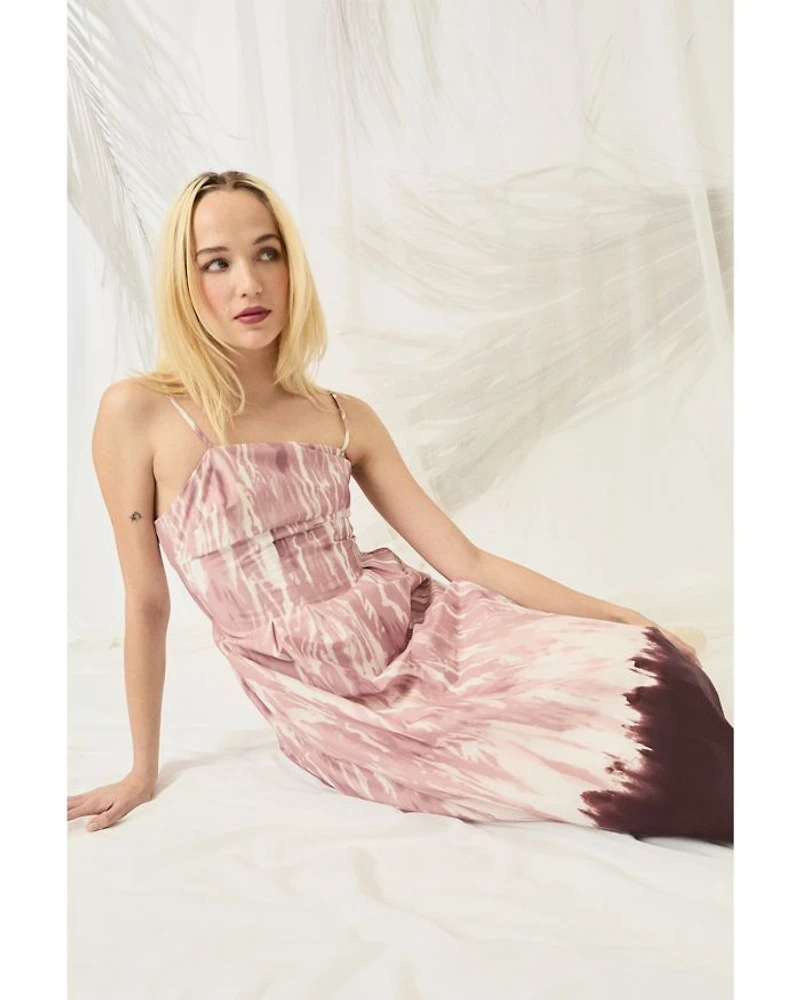 Printed A-Line Dress