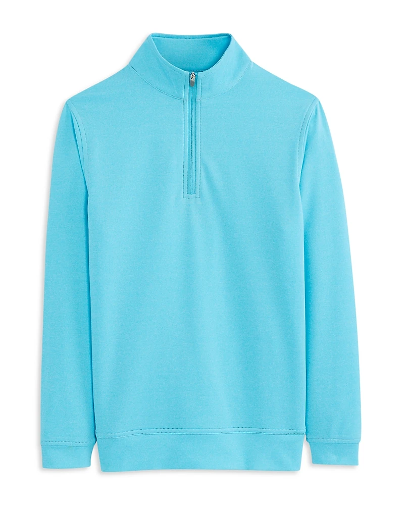 Peter Millar Boys' Perth Youth Performance Quarter Zip Sweater - Little Kid, Big Kid