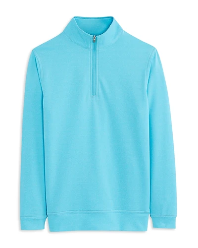 Peter Millar Boys' Perth Youth Performance Quarter Zip Sweater - Little Kid, Big Kid
