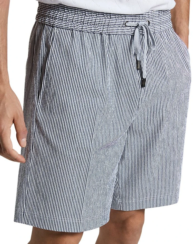 Elastic Drawstring 8.66" Shorts