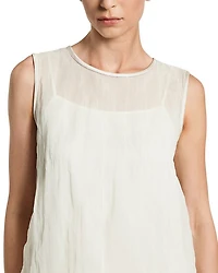 Sleeveless Crinkle Camisole