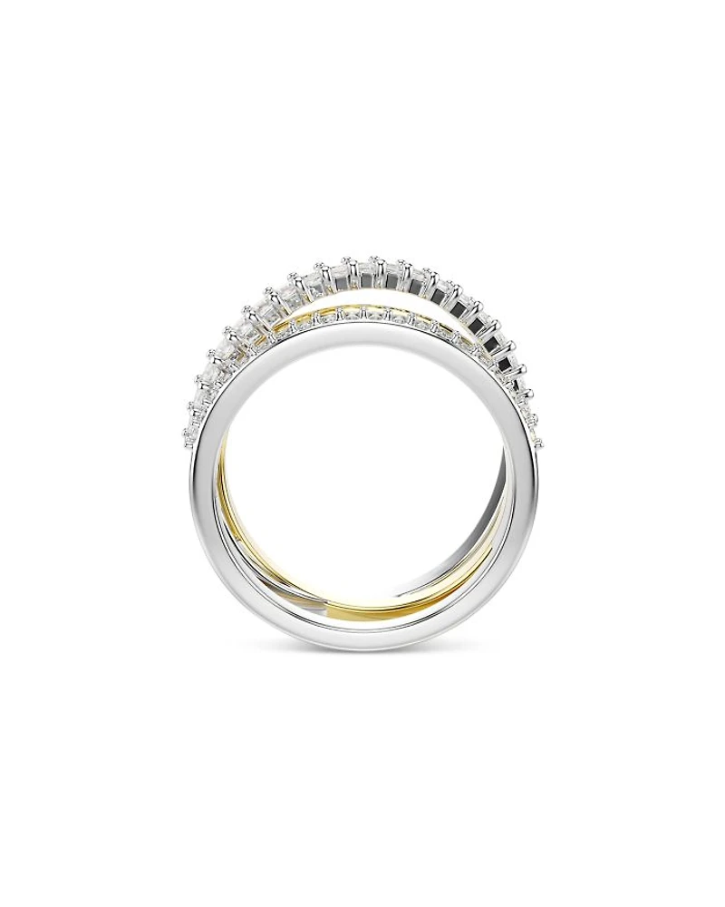 Hyperbola Crystal Multi Row Ring
