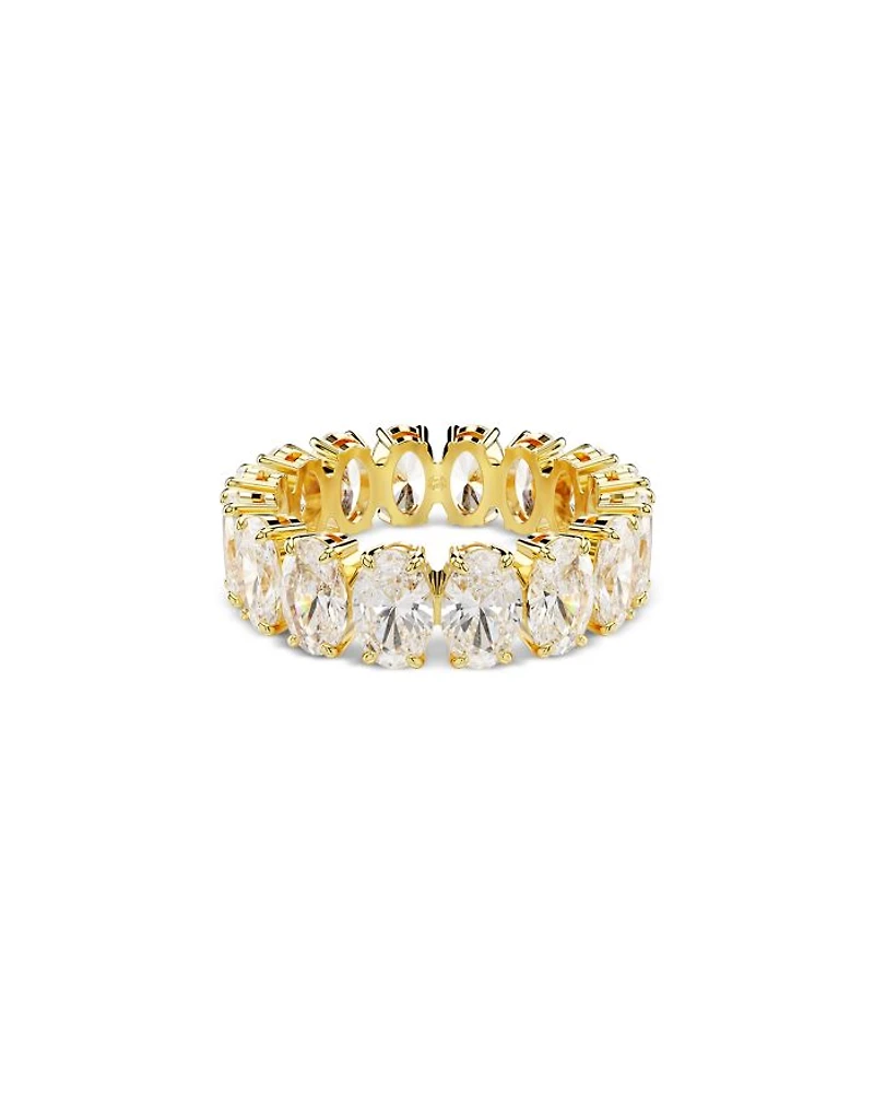 Matrix Oval Crystal Eternity Ring