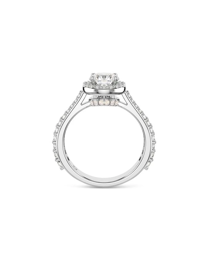 Una Crystal Halo Ring