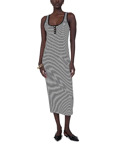 Anine Bing Alessia Tank Midi Dress