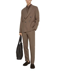 Oasi Lino Regular Fit Linen Trousers