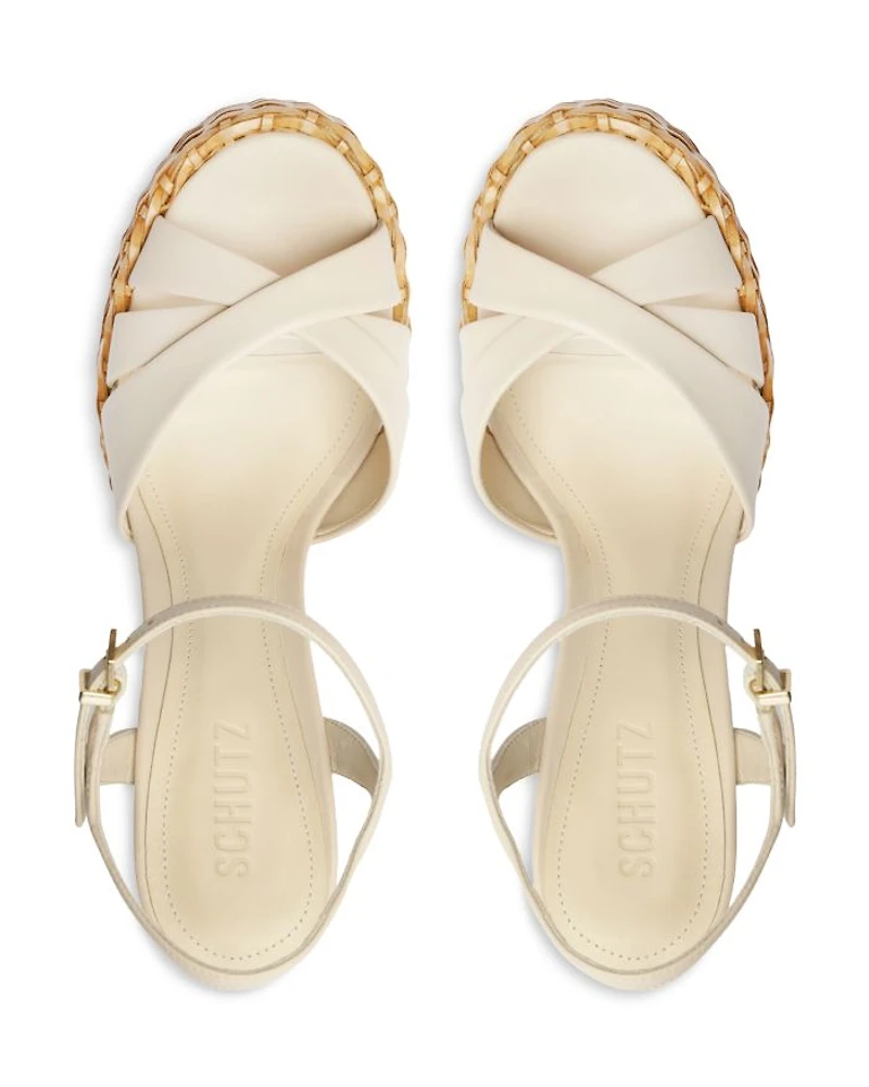 Women's Keefa Straw Sandals