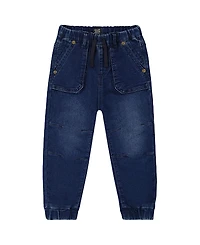 Deux par Deux Boys' French Terry Denim Jogger Pant - Baby
