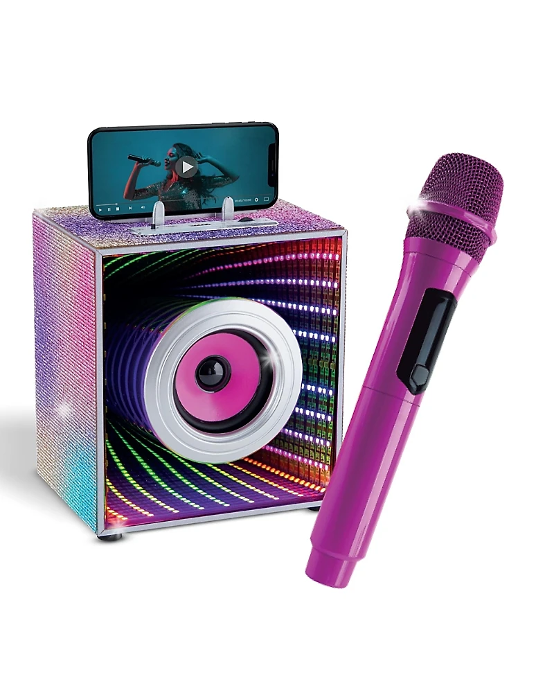 Trend Tech Brands Pop Star Infinity Lights Karaoke Set - Age 6+ Years
