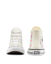 Girls' Chuck Taylor All Star Hi Joyful Florals Lace Up Sneakers - Toddler, Little Kid