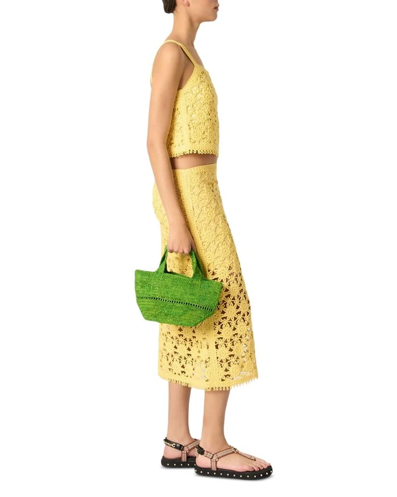 Long Crochet Skirt