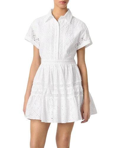 Embroidered Babydoll Dress