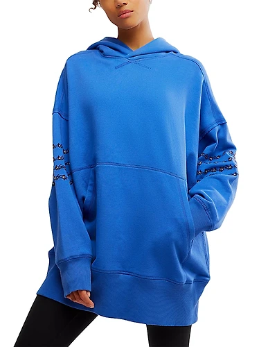 Free People At My Best Embroidered Sweatshirt