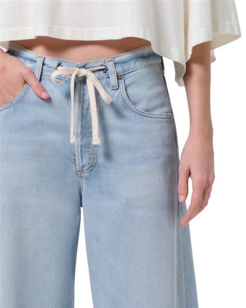 Brynn High Rise Wide Leg Jeans Portola