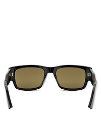 Christian Dior Label S1I Rectangular Sunglasses, 54mm