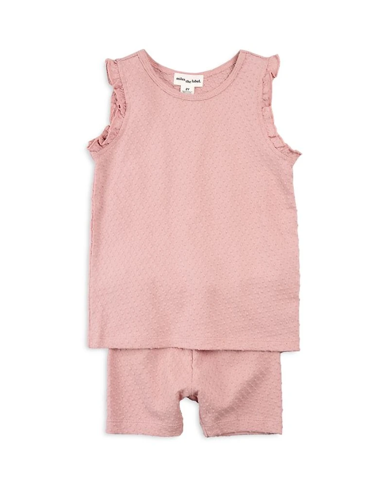 Girls' Tank Top & Biker Shorts Set - Baby