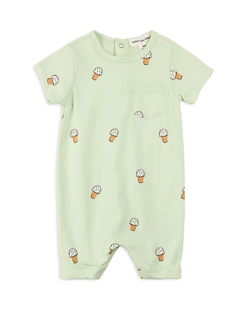 Boys' Ice Cream Print Romper - Baby