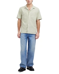 Camp Collar Short Sleeve Shirt
