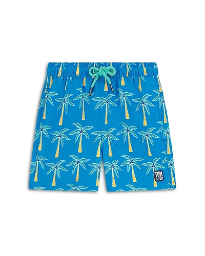 Tom & Teddy Boys' Palm Swim Trunks - Little Kid