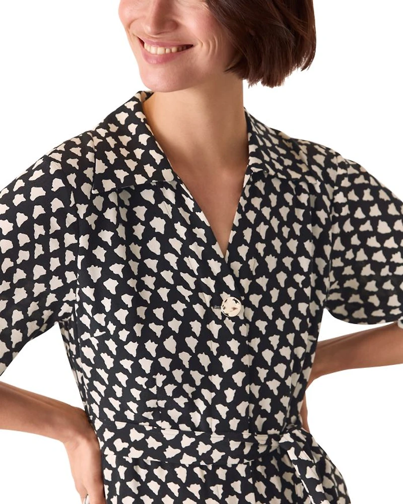 Abstract Triangle Jumpsuit