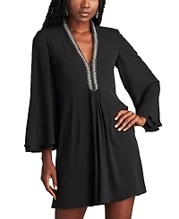 Tadashi Shoji Dane Embellished Tunic Mini Dress