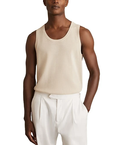 Watson Sleeveless Textured Tee