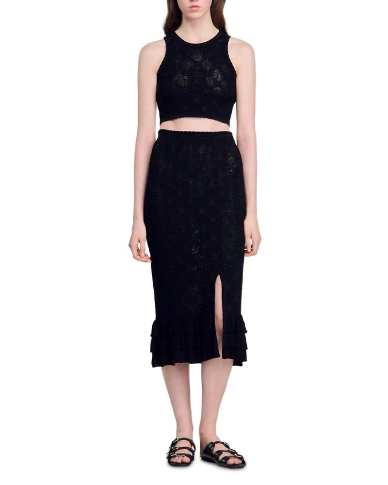 Knit Midi Skirt